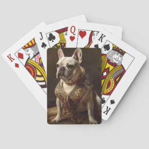 Baralho Royal Rembrandt Estilo francês Bulldog Jogando Car