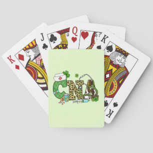 Baralho Rua de assistente de enfermagem certificada.