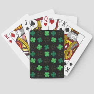 Baralho Rua. Patrick Day Irish Green Shamrocks