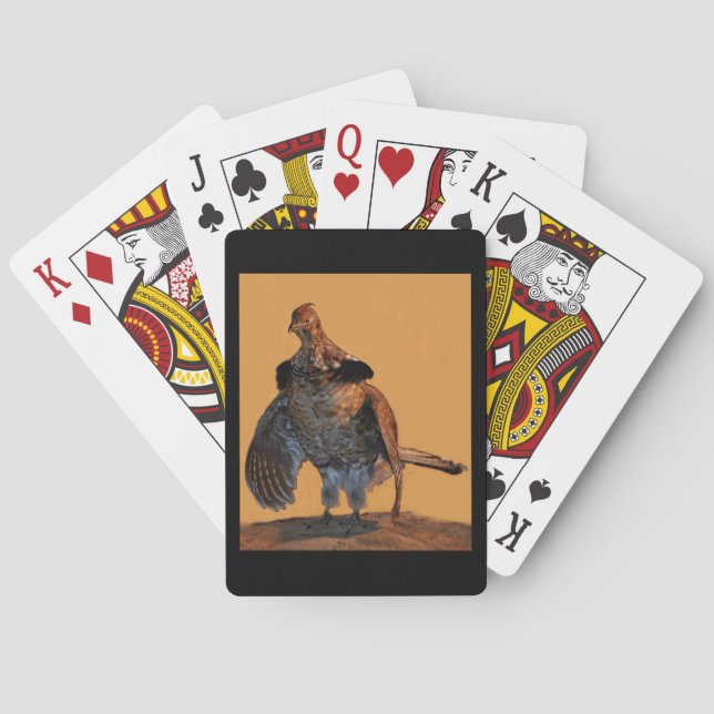 Baralho Ruffed Grouse (Pensilvânia) (Verso)