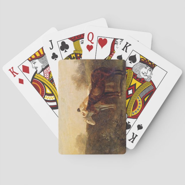 Baralho Rurais Rendezvous (Beijo Romântico em Horseback) (Verso)