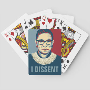 Baralho Ruth Bader Ginsburg I Dissidente Pop de Arte