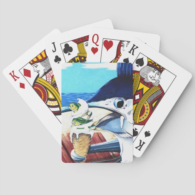 Baralho Sabores de cartões de jogo do verão (Verso)