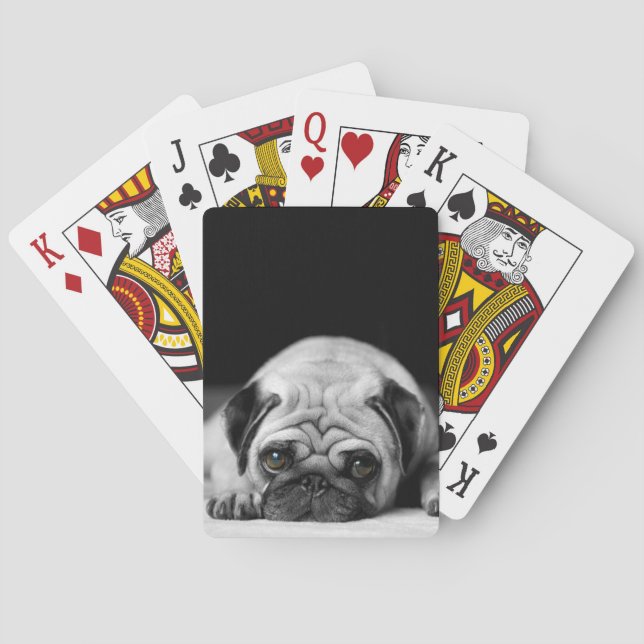 Baralho Sad Pug (Verso)