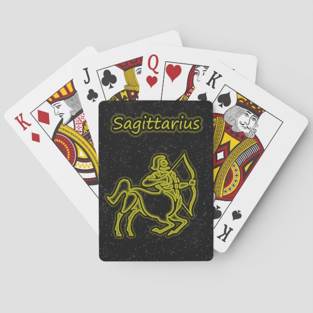 Baralho Sagitário brilhante (Verso)