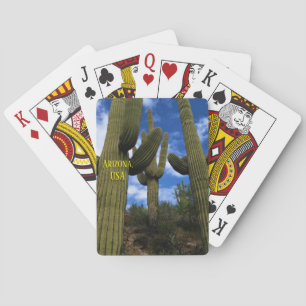 Baralho Saguaro Cactus Trio / Céu Azul e Nuvens / Arizona