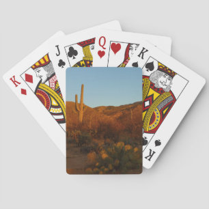 Baralho Saguaro Sunset I Arizona Desert Landscape