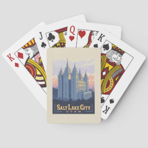 Baralho Salt Lake Temple Salt Lake City, Utah