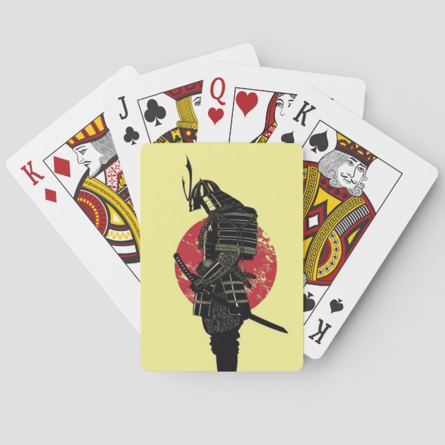 Baralho Samurai playing cards (Verso)