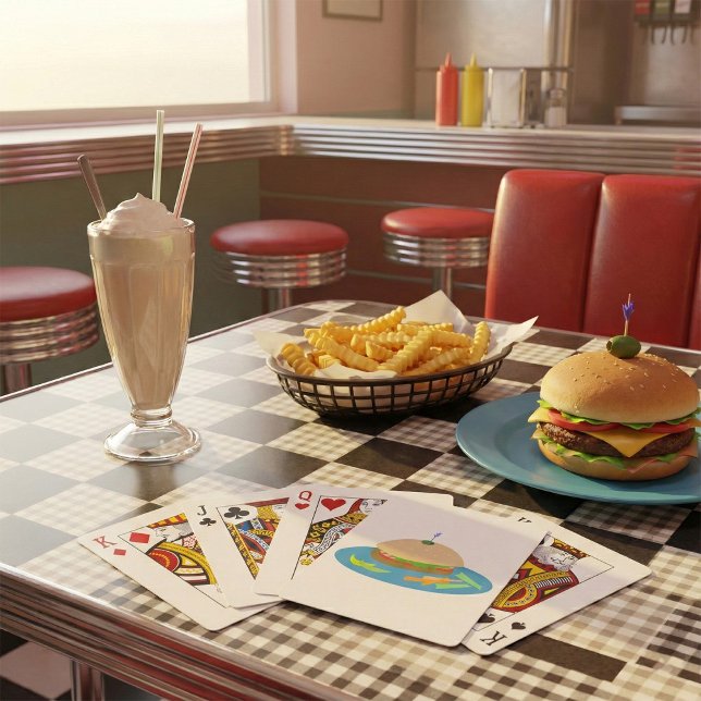 Baralho Sanduíche com Veggie Side Comida Divertida (Criador carregado)