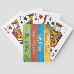 Baralho Sandy Toes Coloridos Pôs Salty Kisses Deck de Cart