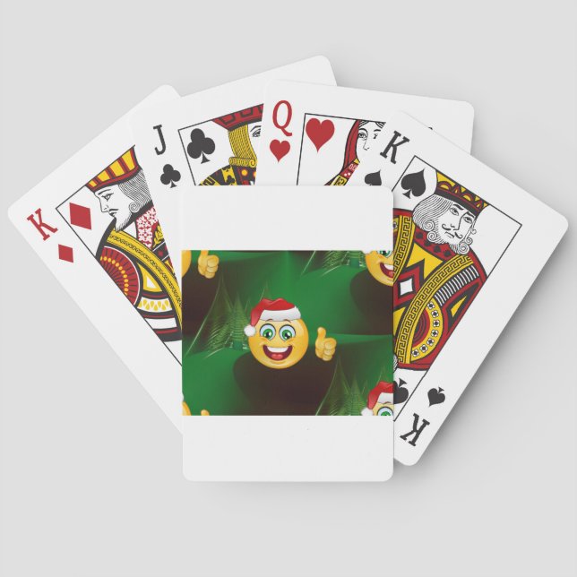 Baralho santa claus emojis (Verso)