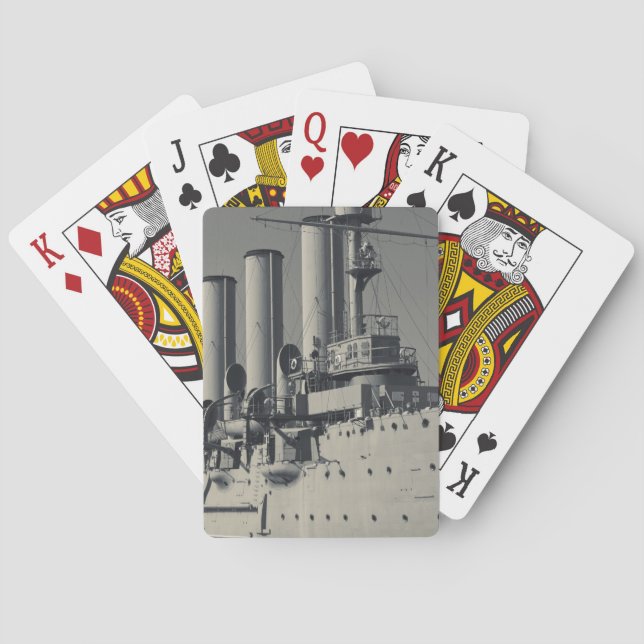 Baralho Santo Petersburg, Cruiser Aurora (Verso)