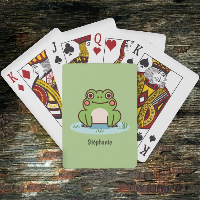 Baralho Sapo (Cute Frog Playing Cards)