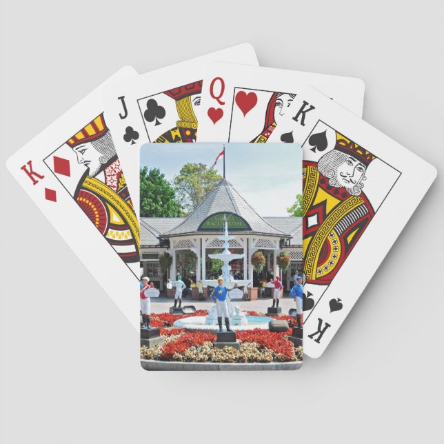 Baralho Saratoga 150 histórico no dia de abertura (Verso)