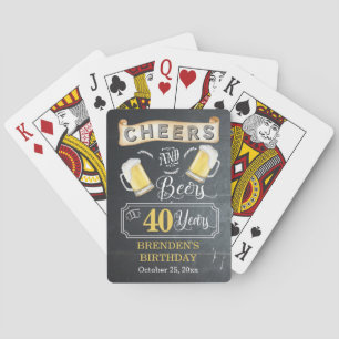 Baralho Saúde e Cerveja a 40 anos de Festa de aniversári