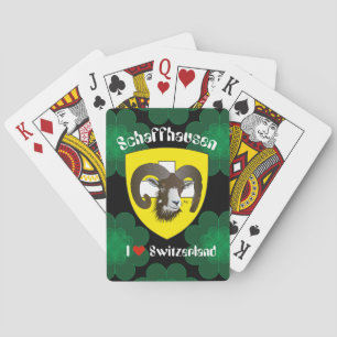 Baralho Schaffhausen - Suíça Suisse - cartas de jogar