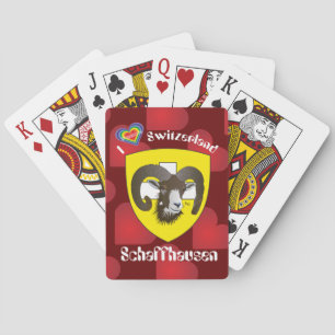 Baralho Schaffhausen - Suíça Suisse - cartas de jogar