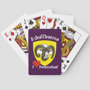Baralho Schaffhausen - Suíça Suisse - cartas de jogar