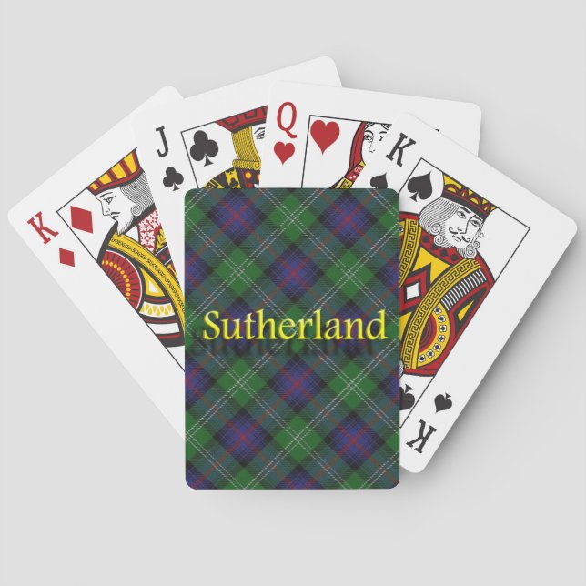 Baralho Scottish Clan Sutherland (Verso)