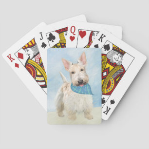 Baralho Scottish Terrier Wheaten Dog Painting