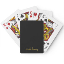 Script Preto e Dourado | Monograma Moderno Elegant
