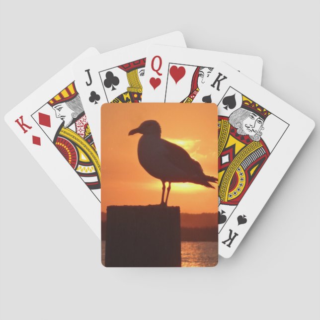 Baralho Seagull Sunset (Verso)