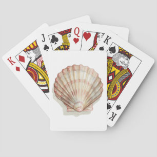 Baralho Seashell Rosa e Cream