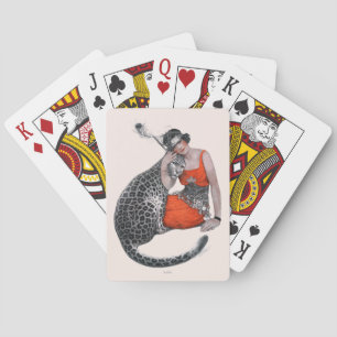Baralho Senhora e leopardo