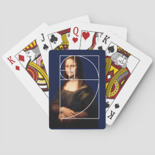 Baralho Sequência Fibonacci Leonardo da Vinci Mona Lisa