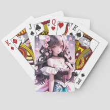 Sereia Castanho Com Flores Rosa No Cabelo