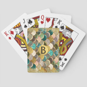 Baralho Sereia Dimensiona A Tendência do Glitter de Várias