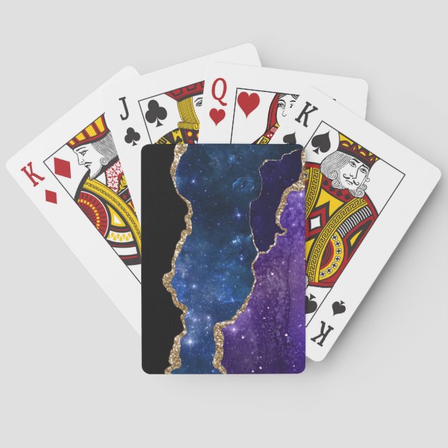 Baralho Série Galaxy Agate Design 1  (Verso)