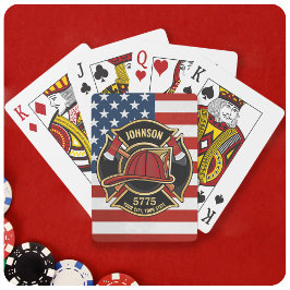 Baralho Serviço de Emergência contra Fogo de Bombeiros - E