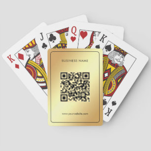 Baralho Seu código QR Carregue o logotipo de empresa Doura