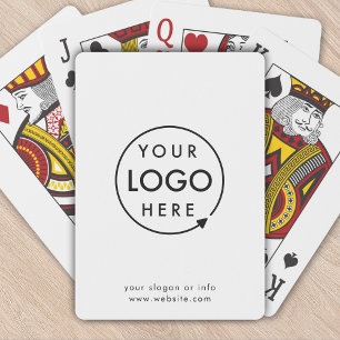 Baralho Seu logotipo Empresa Corporativa Moderna Minimal