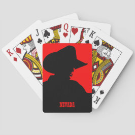 Baralho SEU vaqueiro customizável do texto do ESTADO