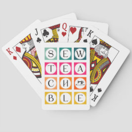Baralho Sewteachable Classic Playing Cards