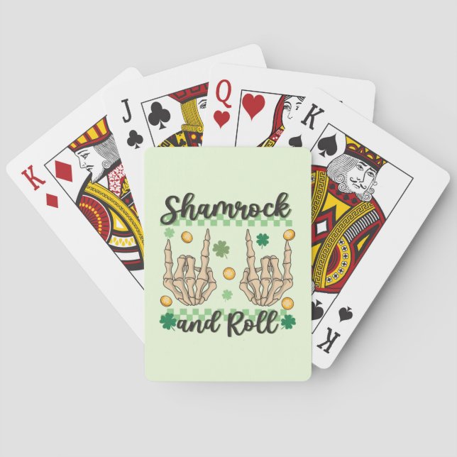 Baralho Shamrock and Roll Hand (Verso)