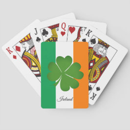 Baralho Shamrock, Irish Flag, Irlanda, Jogos de Cartões