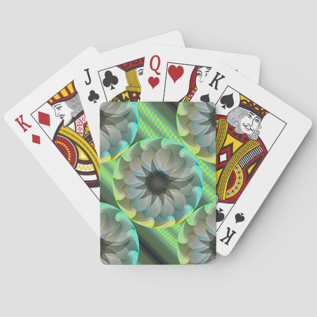 Baralho Shark espiral por Kenneth Yoncich (Verso)