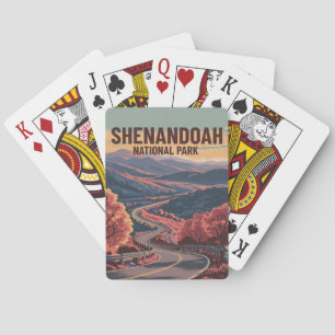 Baralho Shenandoah National Park Virginia Wilderness Art
