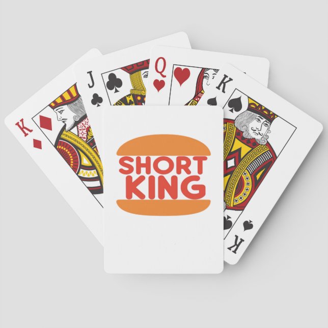 Baralho Short King Funny Minimal Design (Verso)