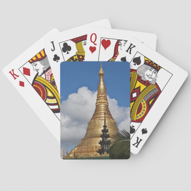 Baralho Shwedagon Pagoda, Rangum, Mianmar (Verso)