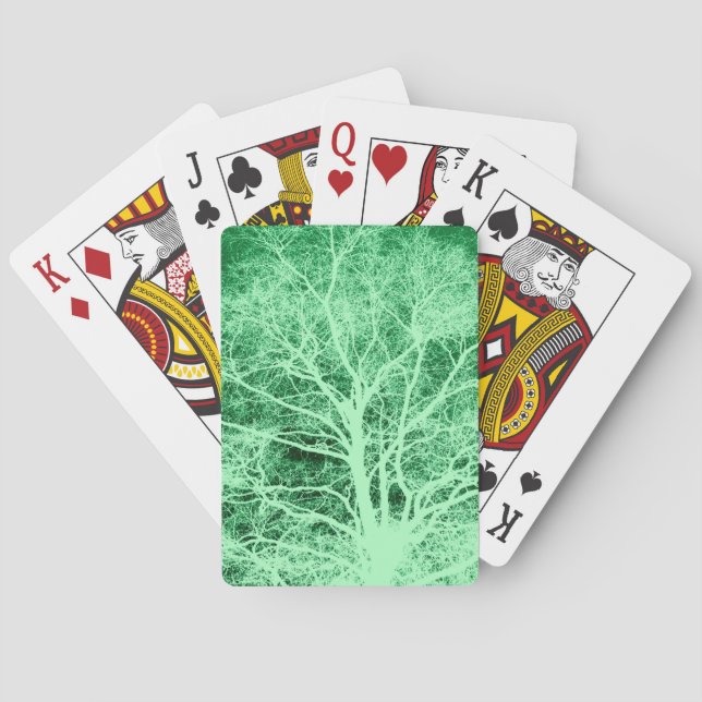 Baralho Silhueta verde (Verso)