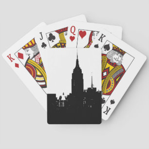 Baralho Silhuette Black White New York