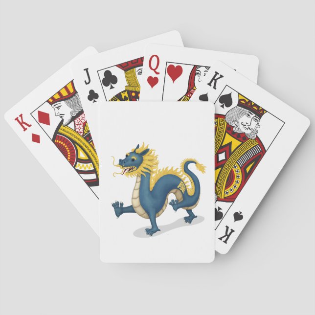 Baralho Símbolo de Astrologia Cuta do Dragão Zodíaco Chinê (Verso)