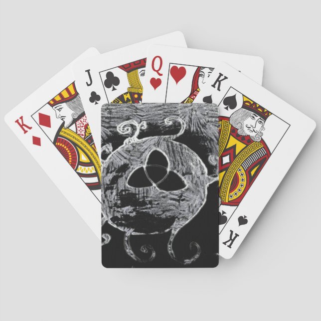 Baralho símbolo wiccan das bruxas (Verso)