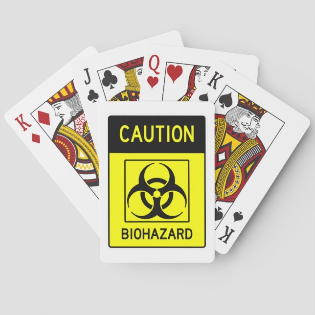Baralho Sinal de BIOHAZARD muito divertido (Verso)