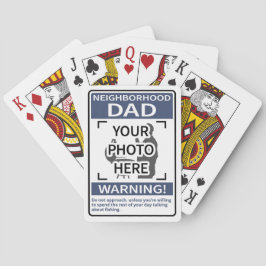 Baralho Sinal de Pai de Vizinhança Pessoal Azul